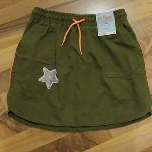 Girls Cat & Jack Stretchy Twill Skirt